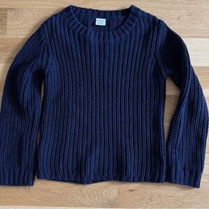 Polarn O. Pyret Deep Blue Crew Neck Sweater